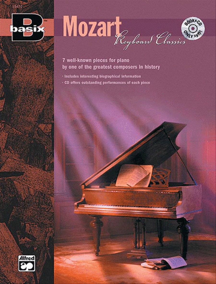 Basix Keyboard Classics Mozart Piano Method scores gallery preview page 1