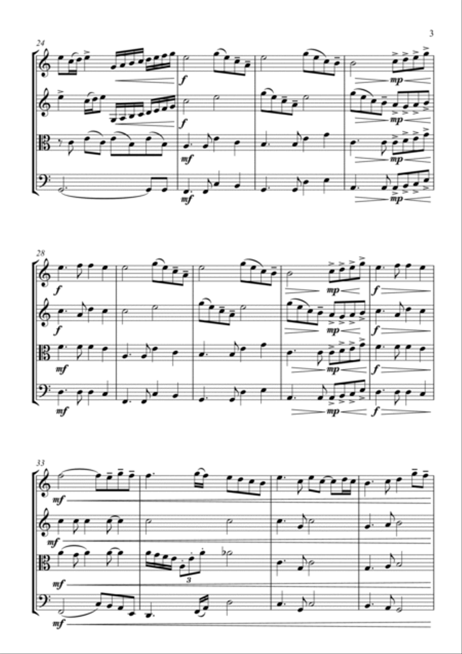 Quarteto nº 1 Quarteto nº 1 String Quartet scores gallery preview page 3