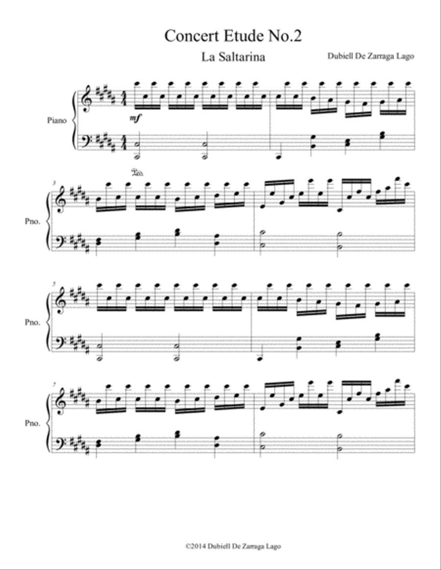 concert etude no.2 Piano Method scores gallery preview page 1
