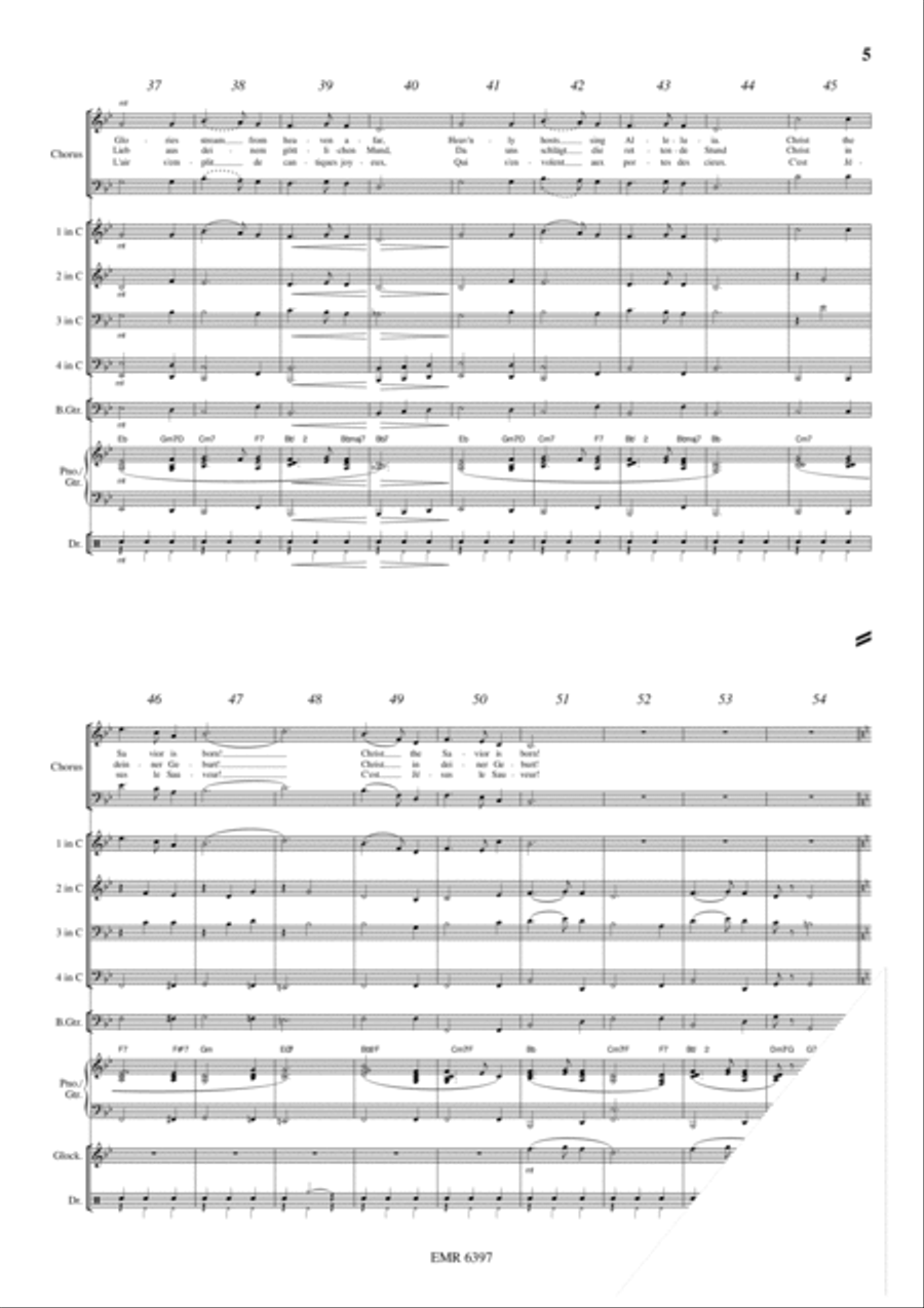 Silent Night Silent Night Brass Ensemble scores gallery preview page 6