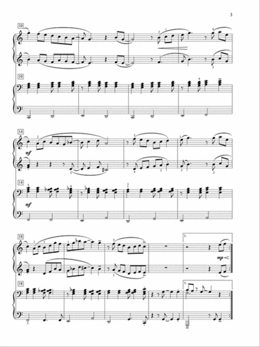 Weekend in Paris Weekend in Paris 1 Piano, 4-Hands scores gallery preview page 3