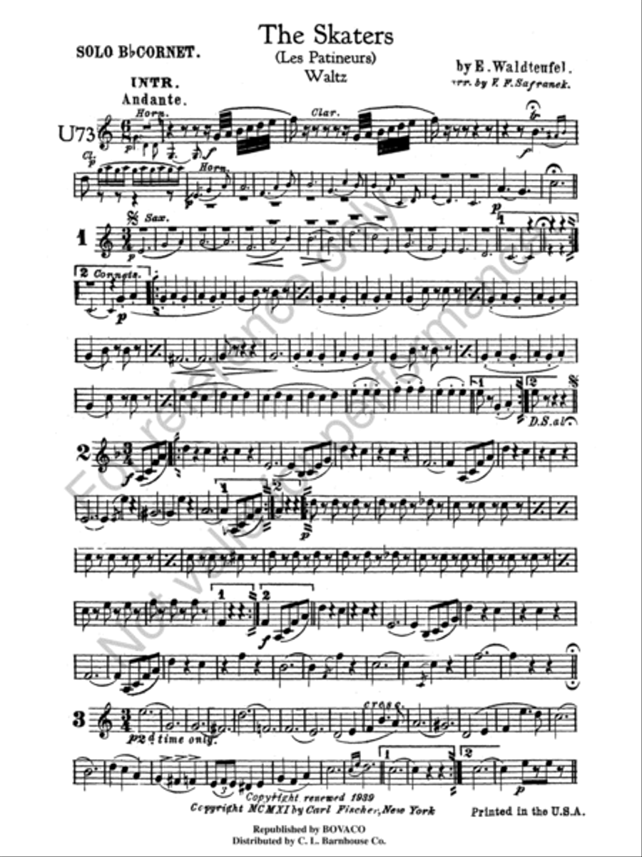 The Skaters Concert Band scores gallery preview page 3