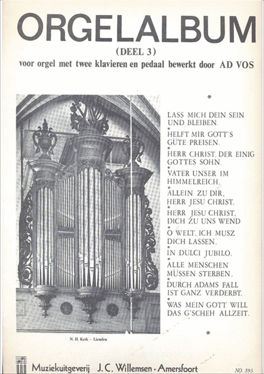 Orgelalbum 3 Organ scores gallery preview page 1