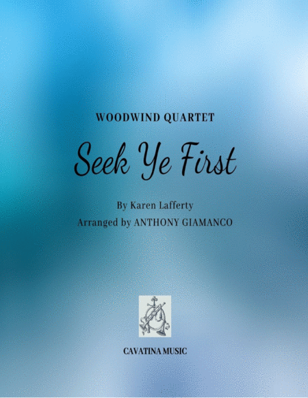 Seek Ye First