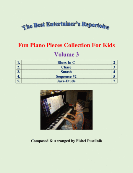 "Fun Piano Pieces Collection For Kids"-Volume 3 image number null