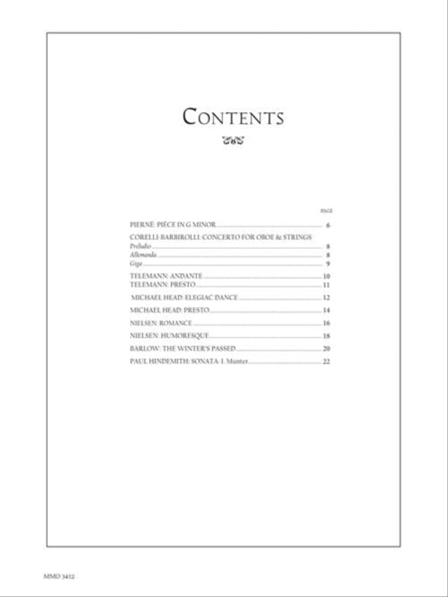 Oboe Classics for the Intermediate Player - Music Minus One Oboe Solo scores gallery preview page 3