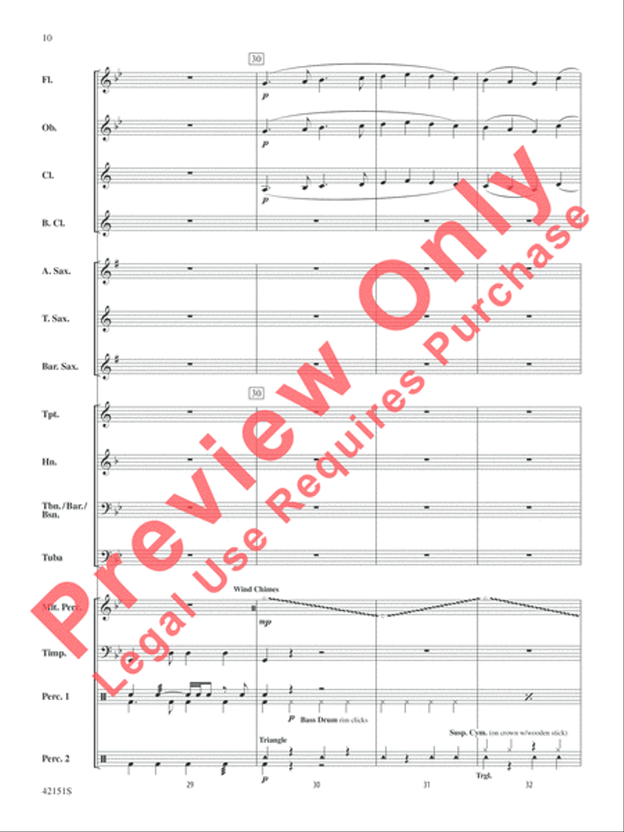 In the Realm of Kings In the Realm of Kings Concert Band scores gallery preview page 10
