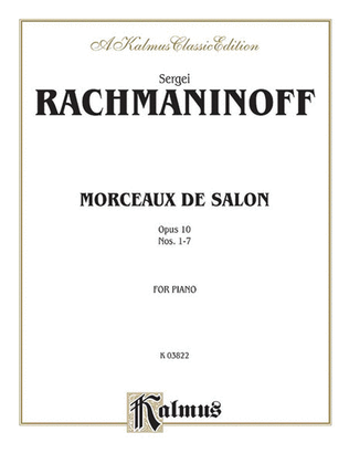 Book cover for Morceaux de Salon, Op. 10
