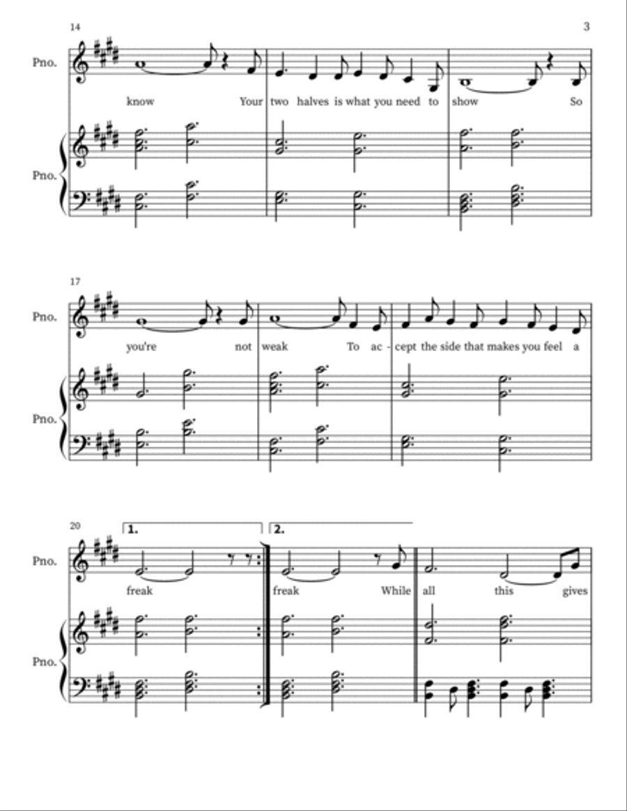 Two Halves Two Halves Voice scores gallery preview page 3
