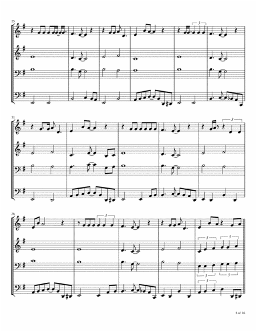 Private Dancer Brass Ensemble scores gallery preview page 4