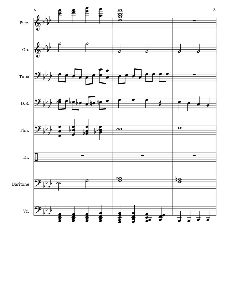 EHSSAH-YAZZAH Oboe scores gallery preview page 3