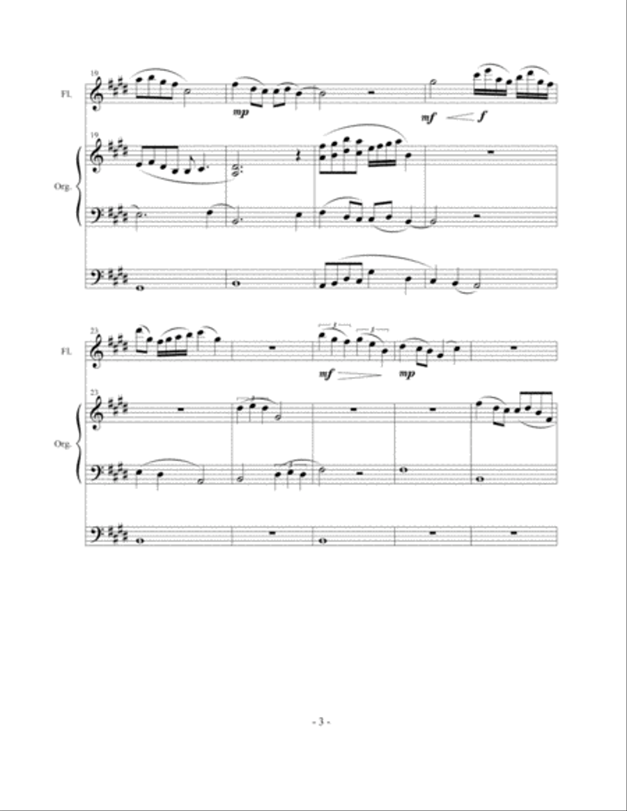 Pie Jesu Small Ensemble scores gallery preview page 4