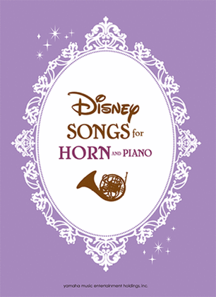 Book cover for Disney Songs for Horn and Piano/English Version