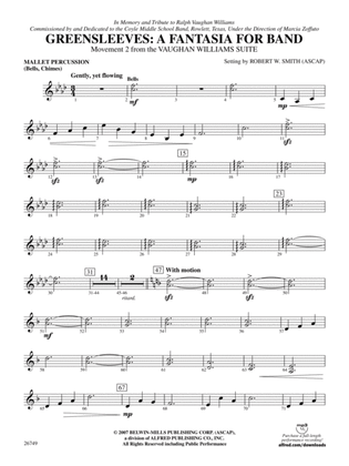 Greensleeves: A Fantasia for Band: Mallets