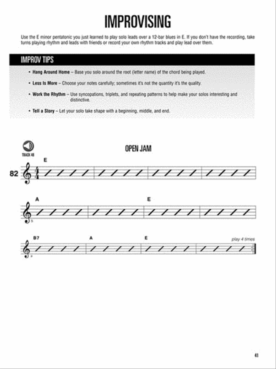 Hal Leonard Guitar Method Book 2 – Second Edition Guitar Tablature scores gallery preview page 8