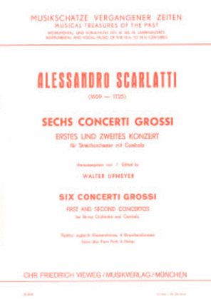 Sechs Concerti grossi - Nr. 1 f-moll, Nr. 2 c-moll