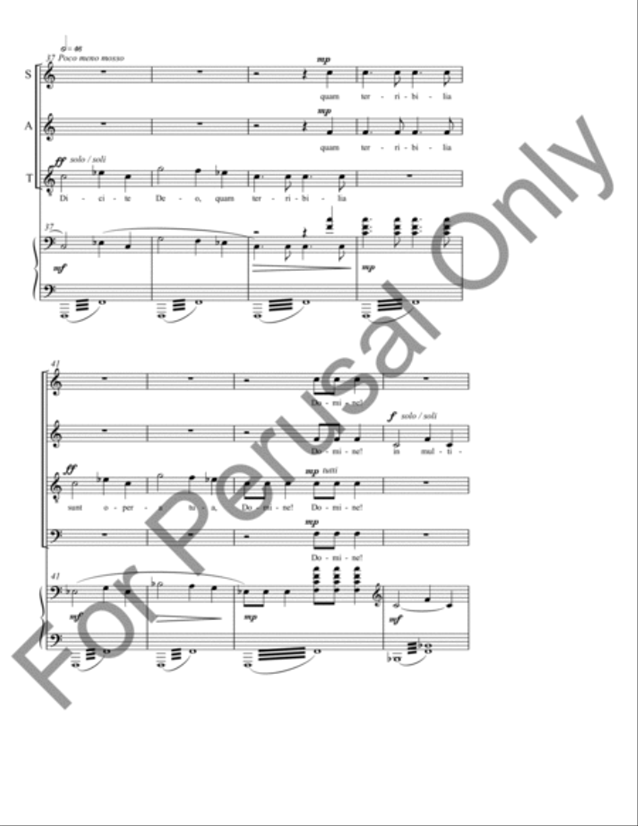 Jubilate (Choral Score) 4-Part scores gallery preview page 6