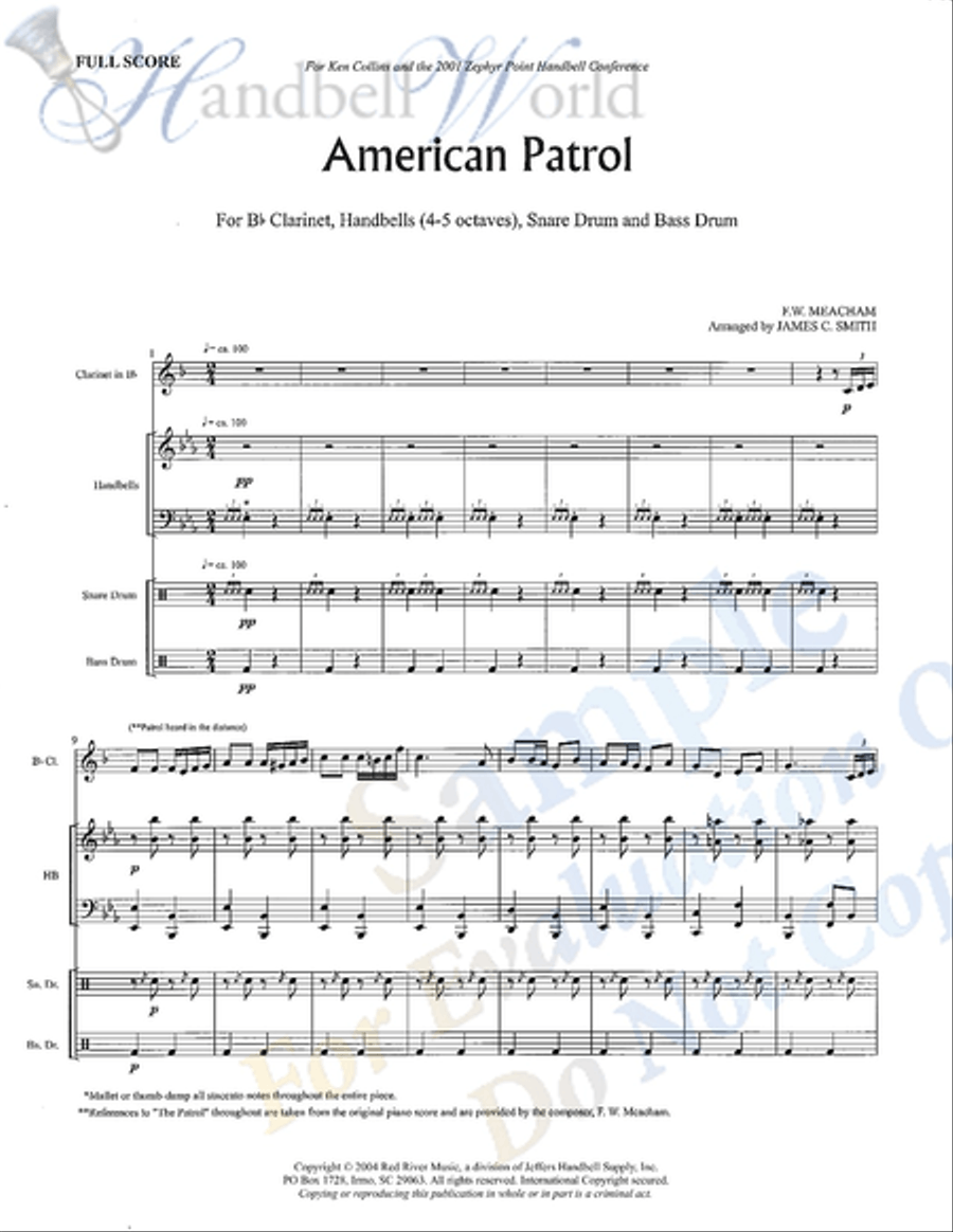 American Patrol 5-Octaves scores gallery preview page 6