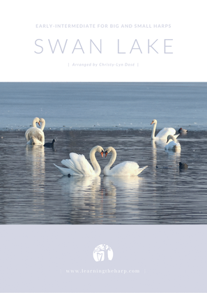 Book cover for Swan Lake - Early-Intermediate for Big and Small Harps