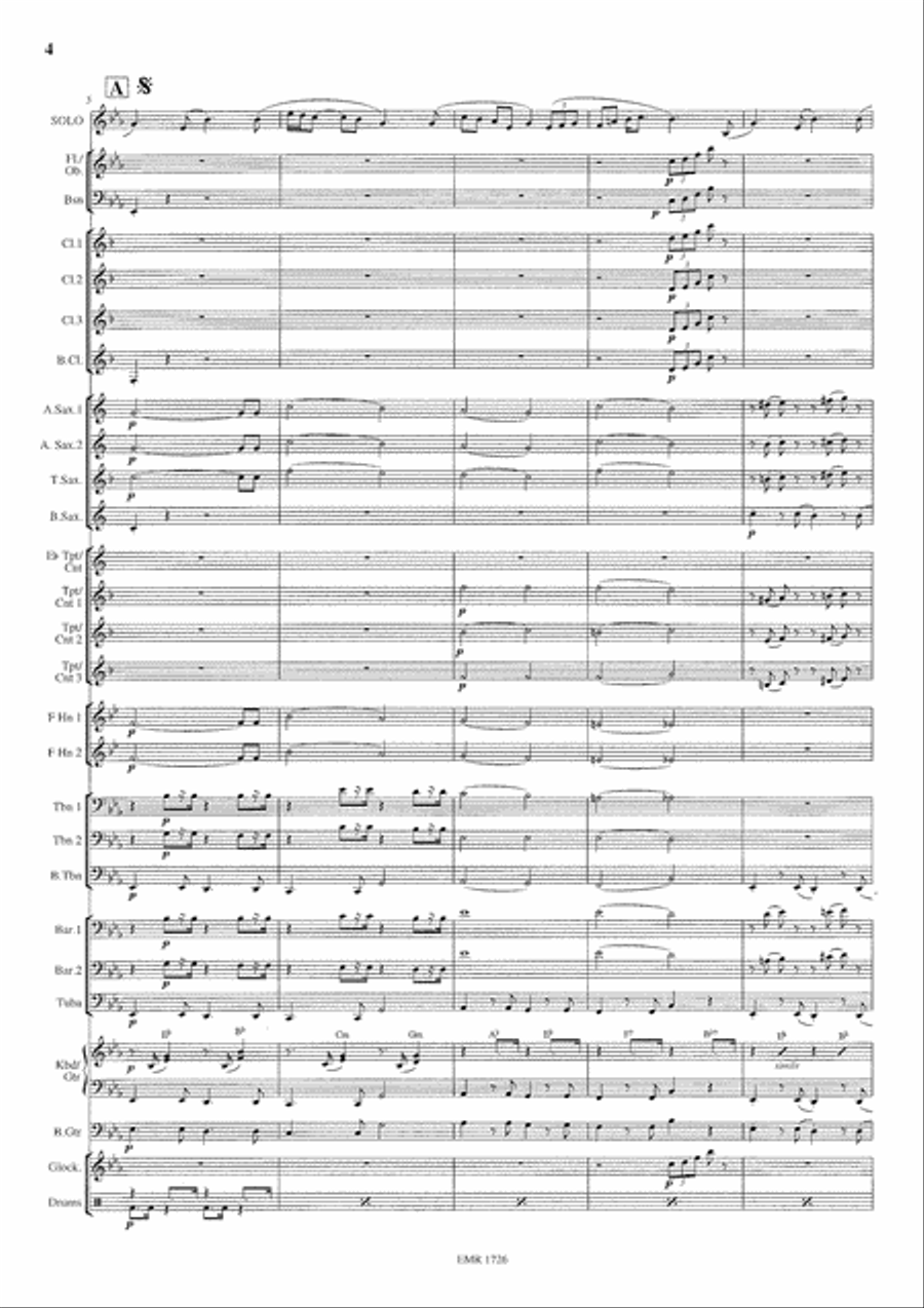 La Maladie D'Amour Concert Band scores gallery preview page 5