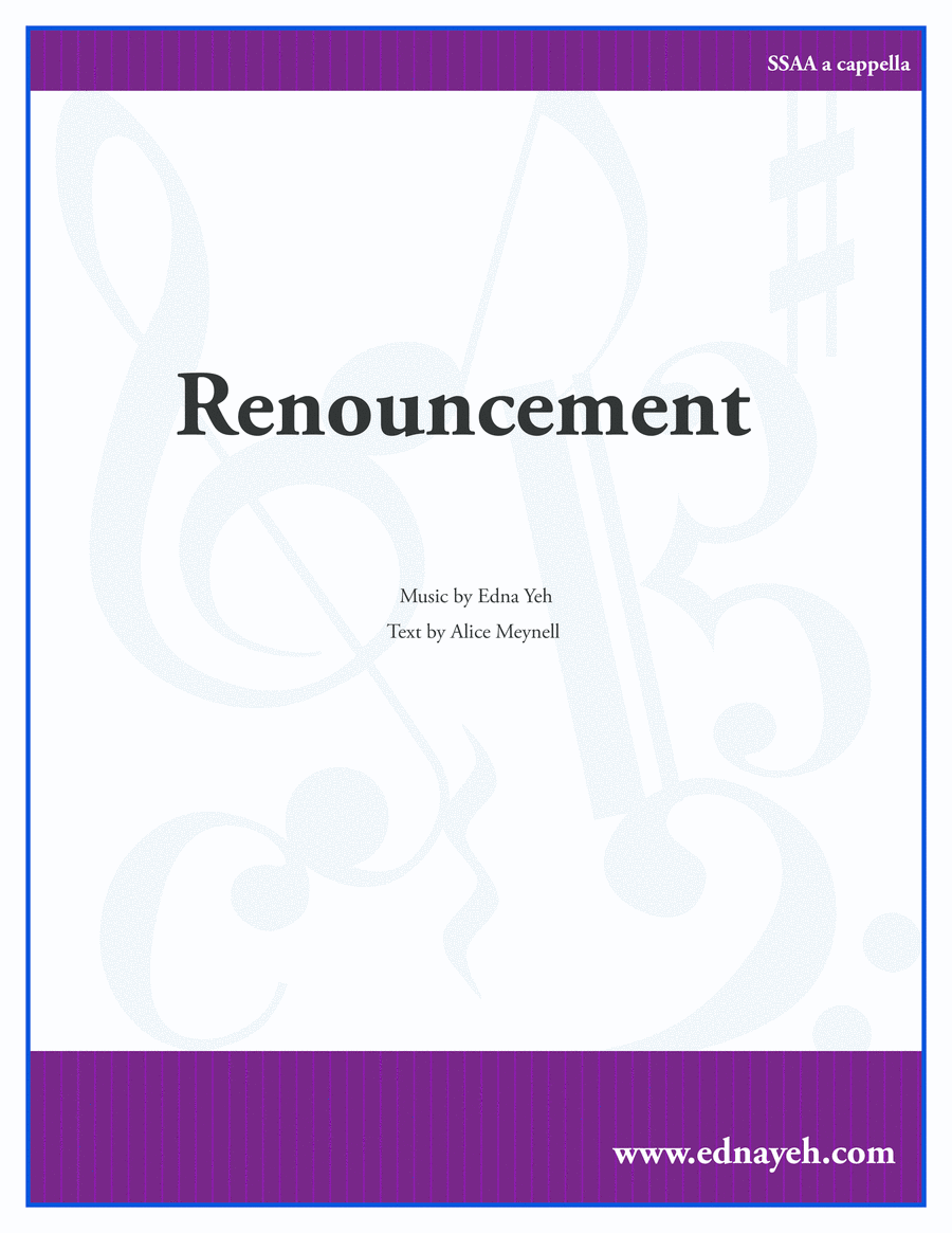 Renouncement Renouncement SSAA scores gallery preview page 1