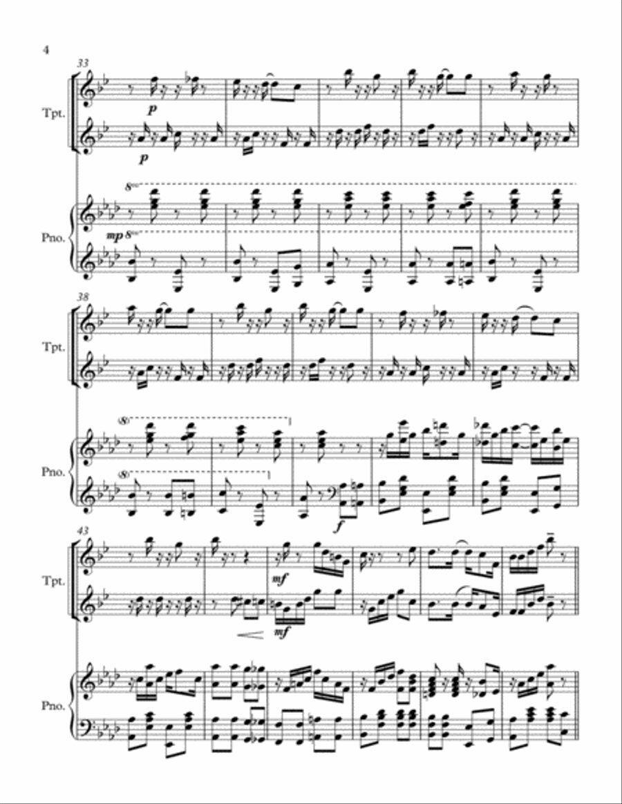 Maple Leaf Rag Maple Leaf Rag Trumpet Solo scores gallery preview page 4