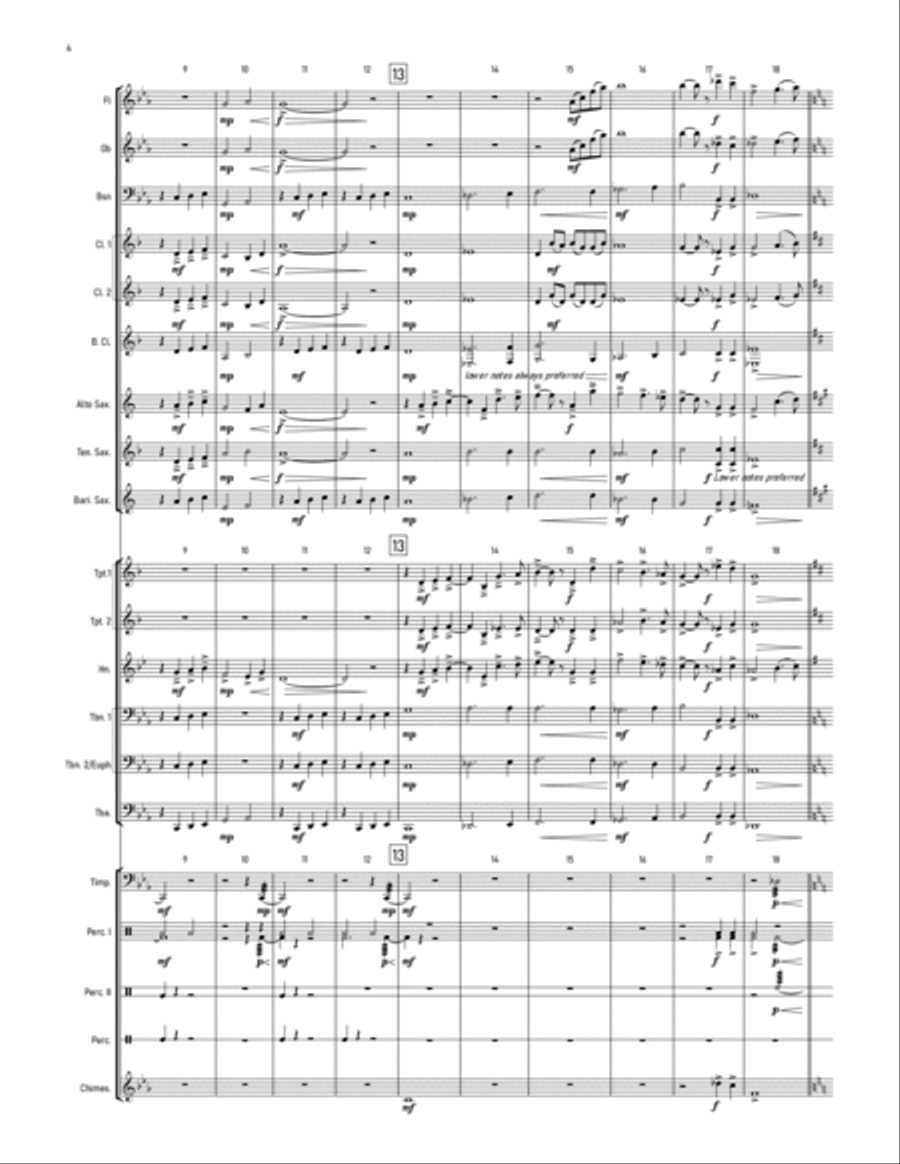 God Of War Concert Band scores gallery preview page 5
