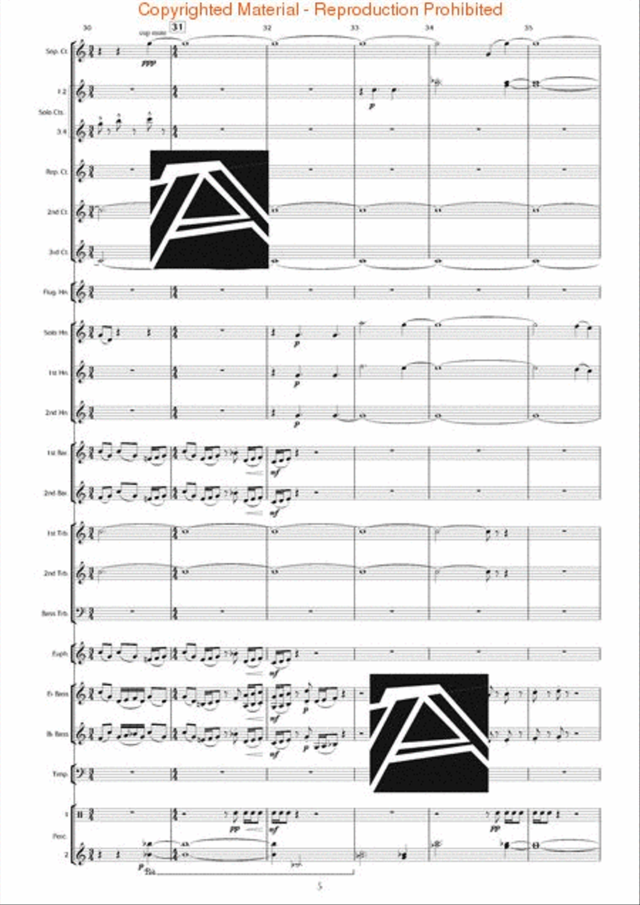 Surround Sound Brass Band scores gallery preview page 6