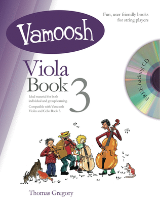 Book cover for Vamoosh Viola Book 3
