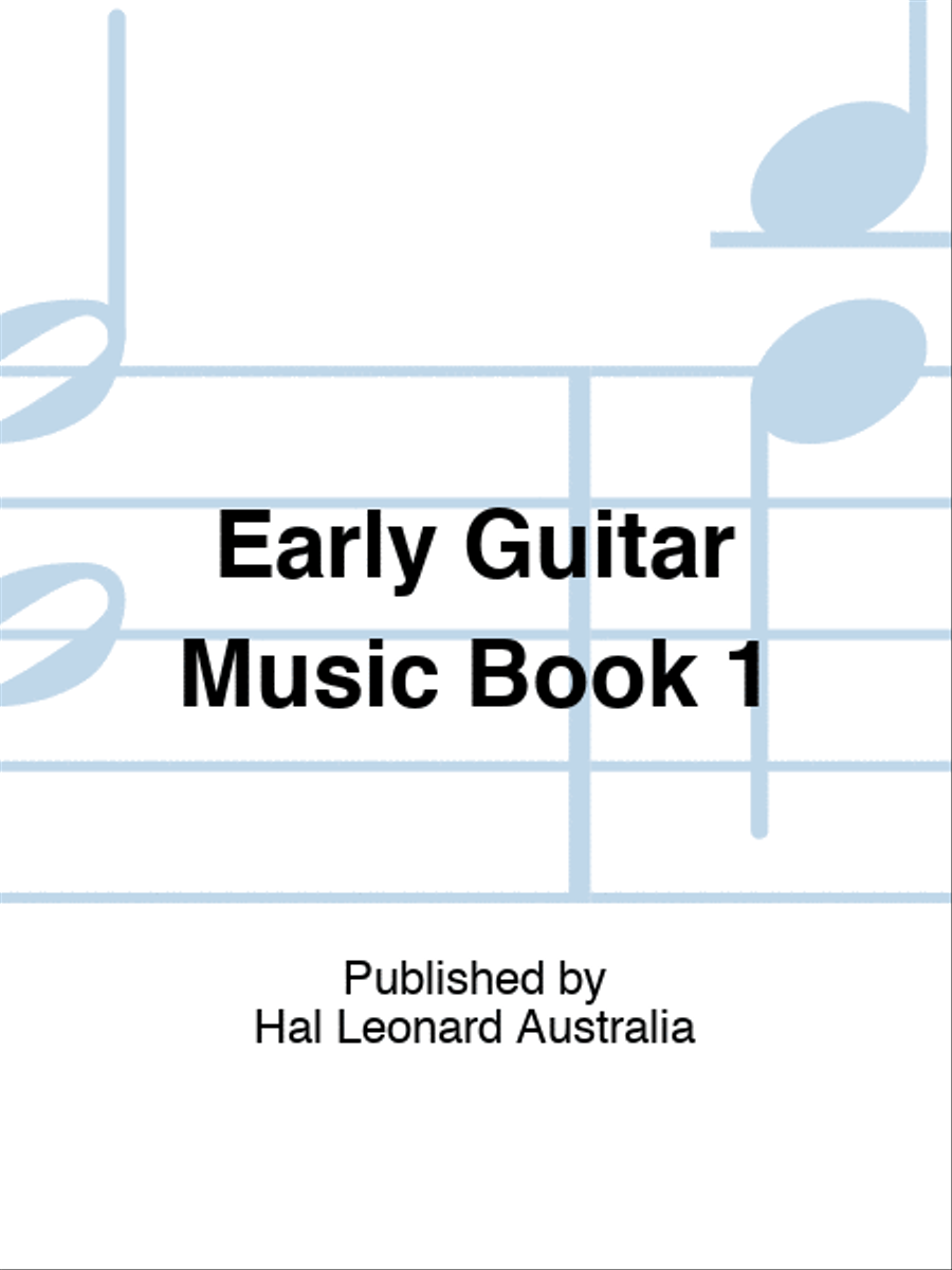 Early Guitar Music Book 1 School and Community scores gallery preview page 1