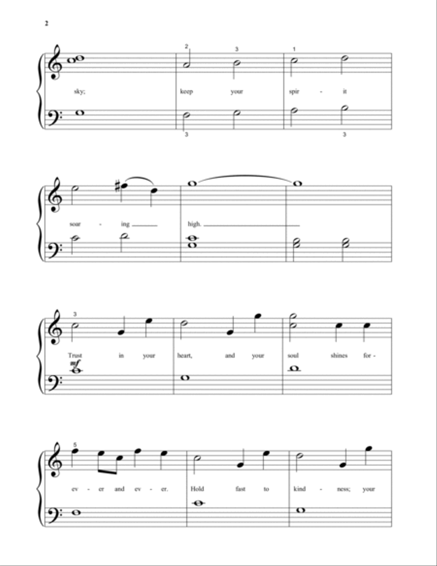 Strong (from the Motion Picture Cinderella) Piano Solo scores gallery preview page 2