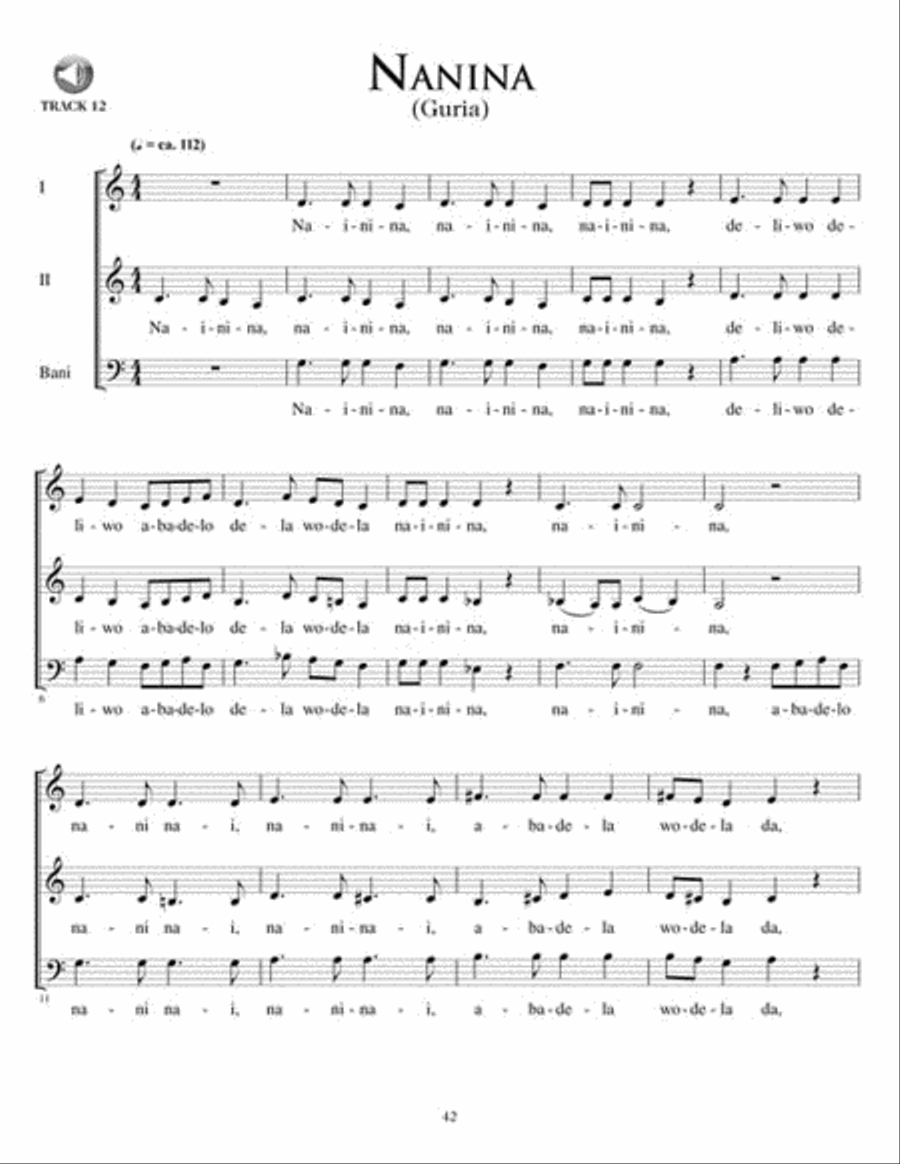 Supra! A Feast of Georgian Song Choir scores gallery preview page 8