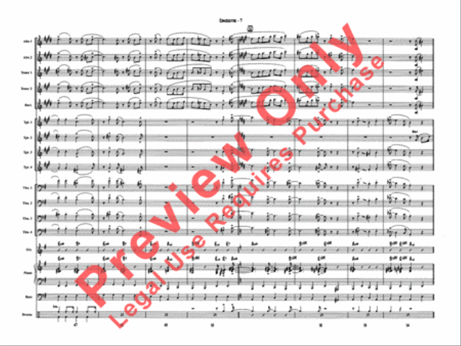 Sing, Sing, Sing Jazz Ensemble scores gallery preview page 10