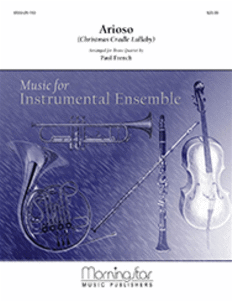 Arioso: Christmas Cradle Lullaby Brass Quartet scores gallery preview page 1