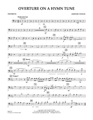 Overture on a Hymn Tune - Trombone