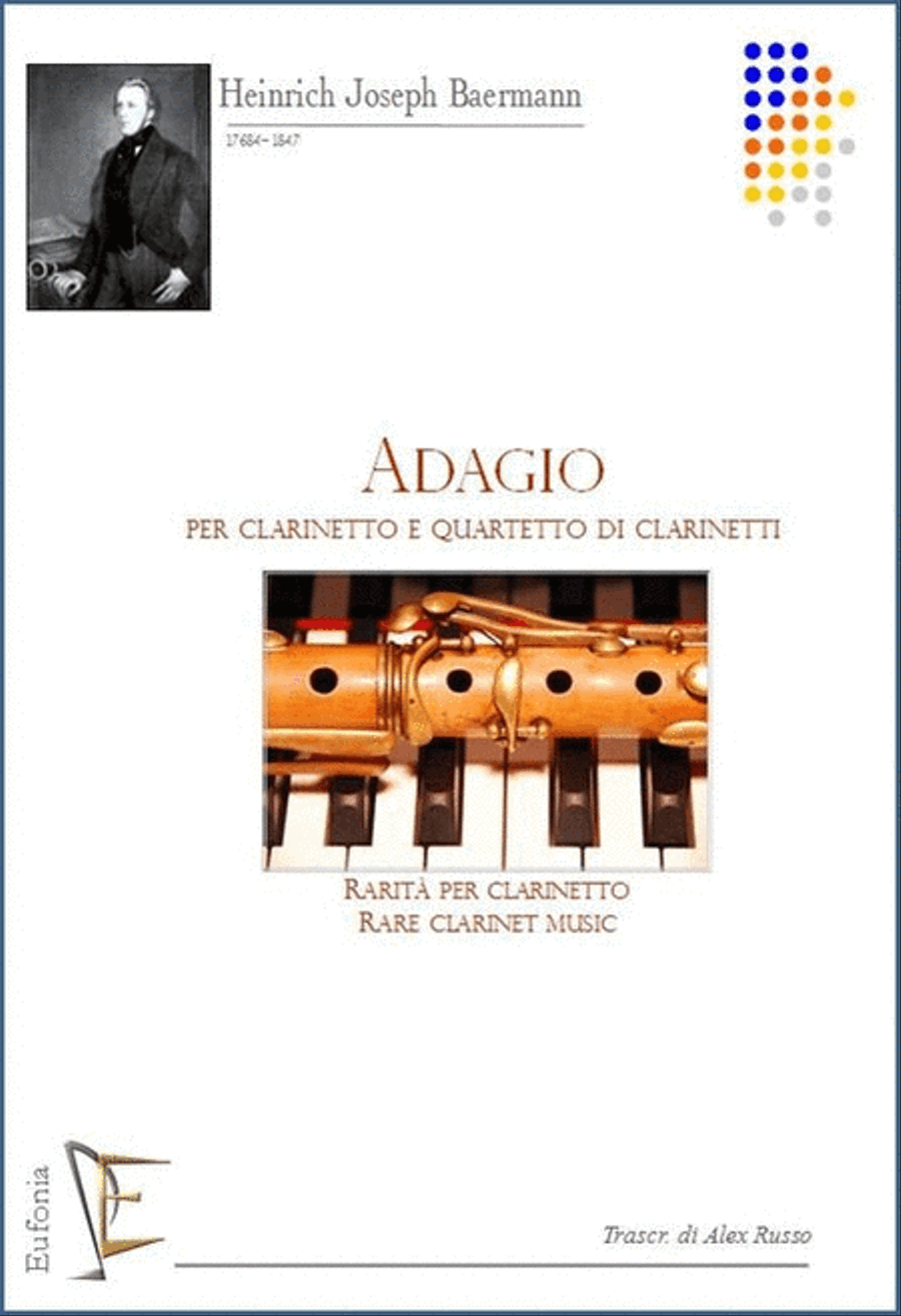 Adagio Adagio Clarinet Quartet scores gallery preview page 1