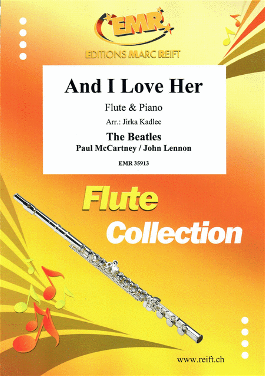 And I Love Her Flute Solo scores gallery preview page 1