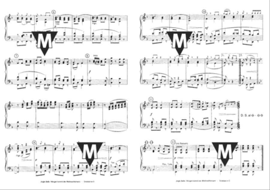 Jingle Bells / Morgen Kommt der Weihnachtsmann Concert Band scores gallery preview page 3