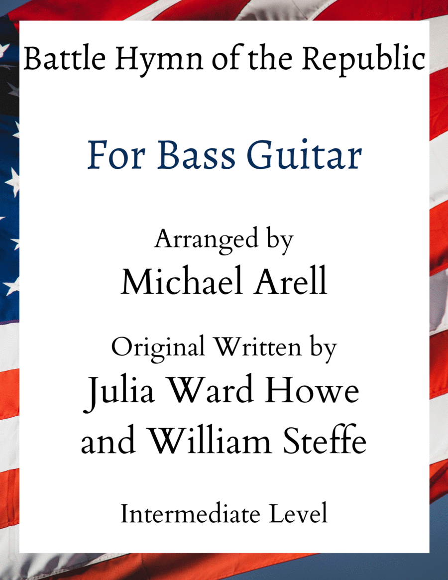 Battle Hymn of the Republic- Intermediate Bass Guitar String Duet scores gallery preview page 1
