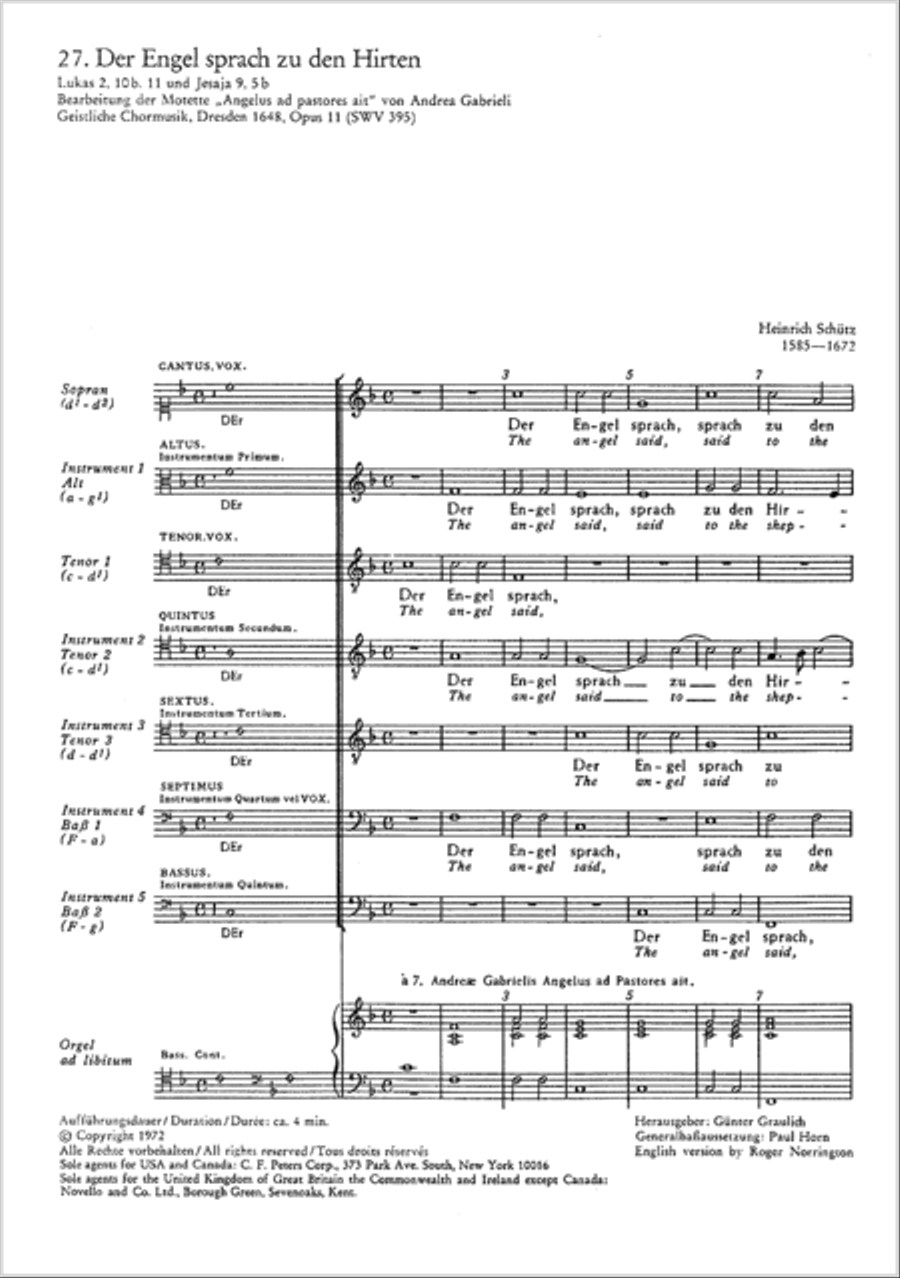 The angel said, said to the shepherds Choir scores gallery preview page 14