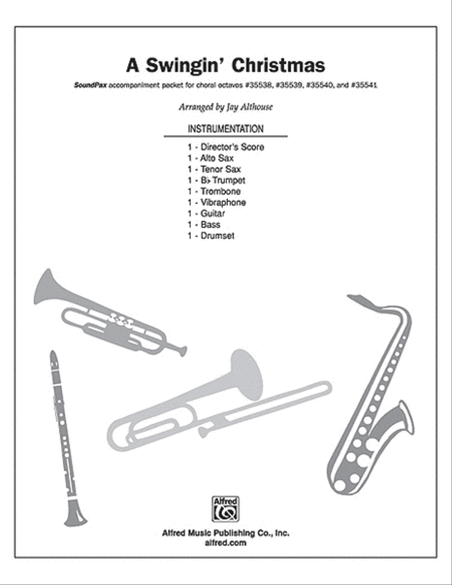 A Swingin' Christmas A Swingin' Christmas Choir scores gallery preview page 1