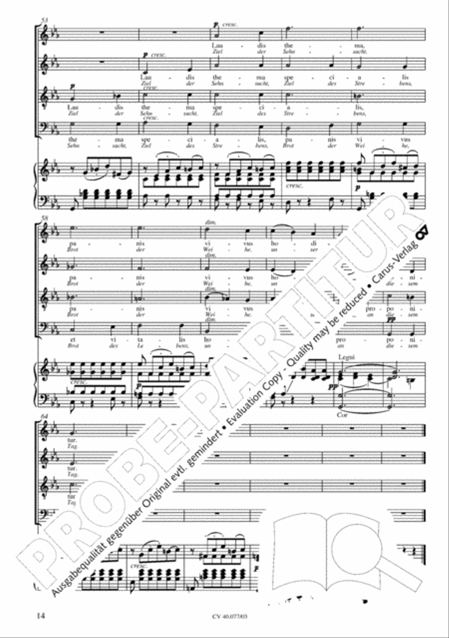 Lauda Sion Lauda Sion 4-Part scores gallery preview page 19