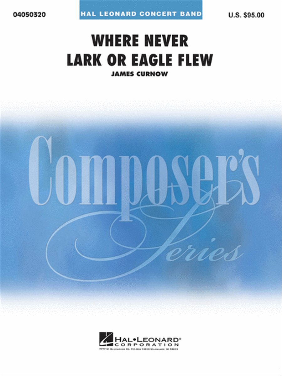 Where Never Lark or Eagle Flew Concert Band scores gallery preview page 1