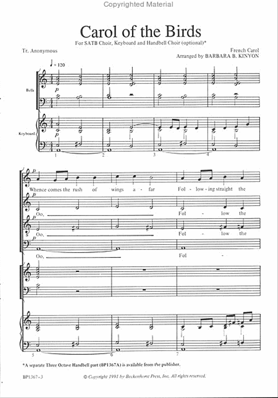 Carol of the Birds image number null