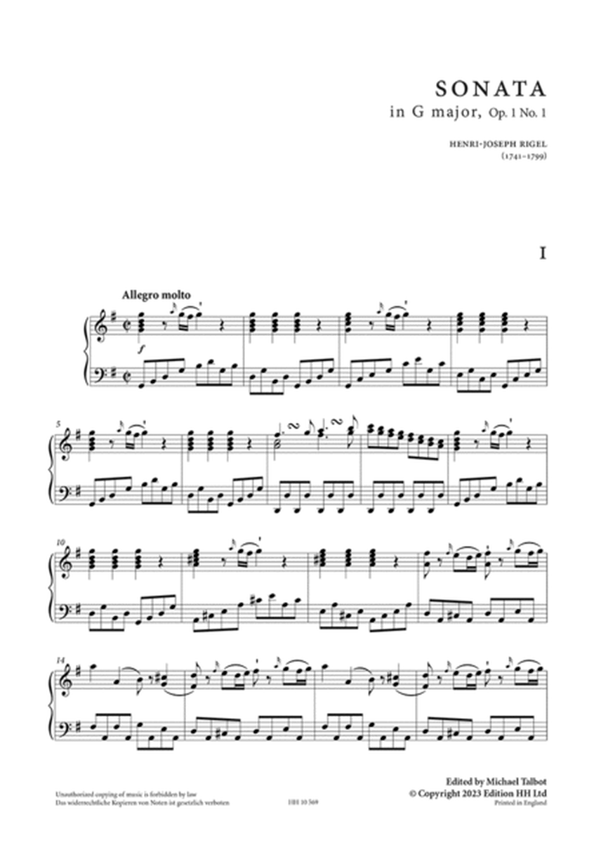 Six sonatas, op. 1 vol. 1