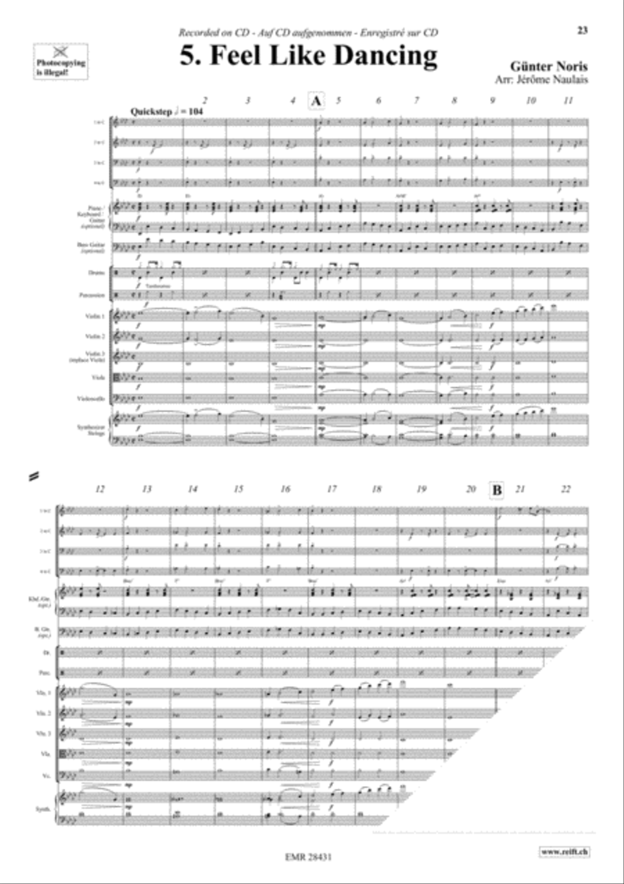 Let's Dance Volume 2 Woodwind Quartet scores gallery preview page 7