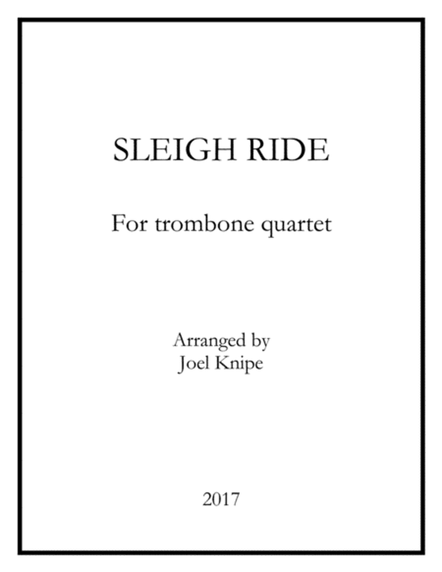 Sleigh Ride - Trombone Quartet image number null