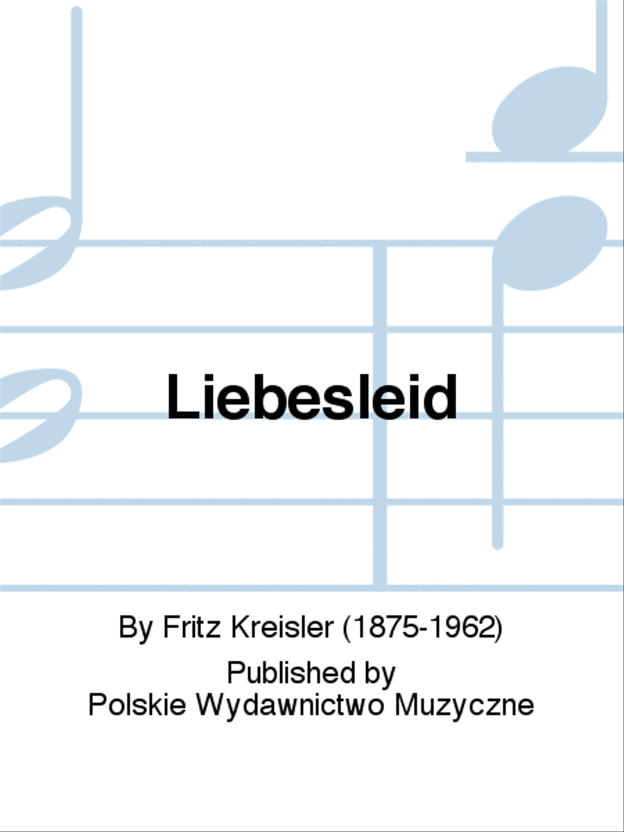 Liebesleid Liebesleid Violin Solo scores gallery preview page 1