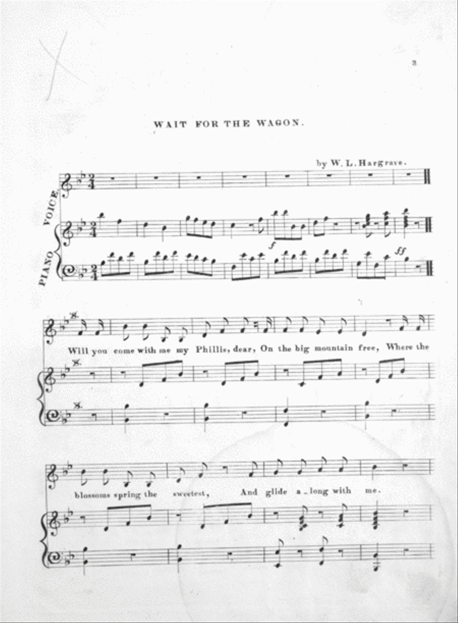 Wait for the Wagon. A New Ethiopian Song & Melody Voice scores gallery preview page 2