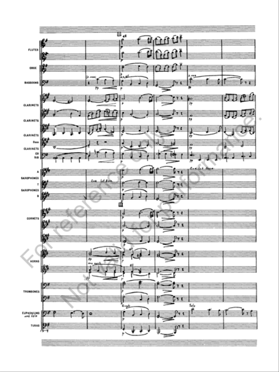 Where'er You Walk Concert Band scores gallery preview page 6